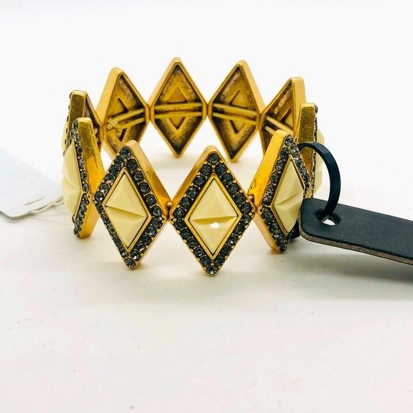 J.Crew Rhinestone Statement Bracelet NWT - Picture 4 of 10